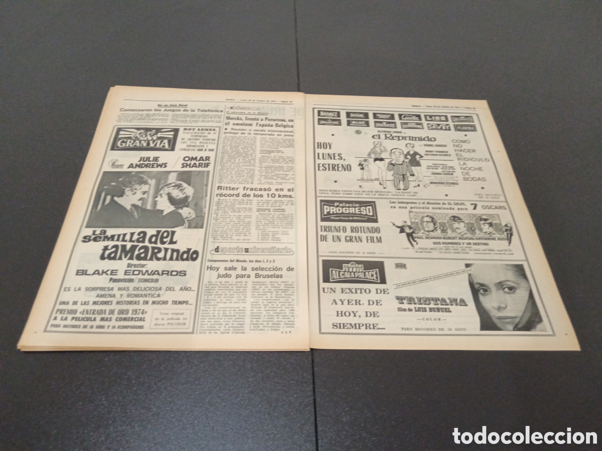 Coleccionismo deportivo: MARCA 28/10/1974 - Foto 14