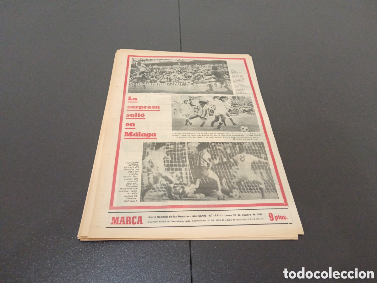 Coleccionismo deportivo: MARCA 28/10/1974 - Foto 15