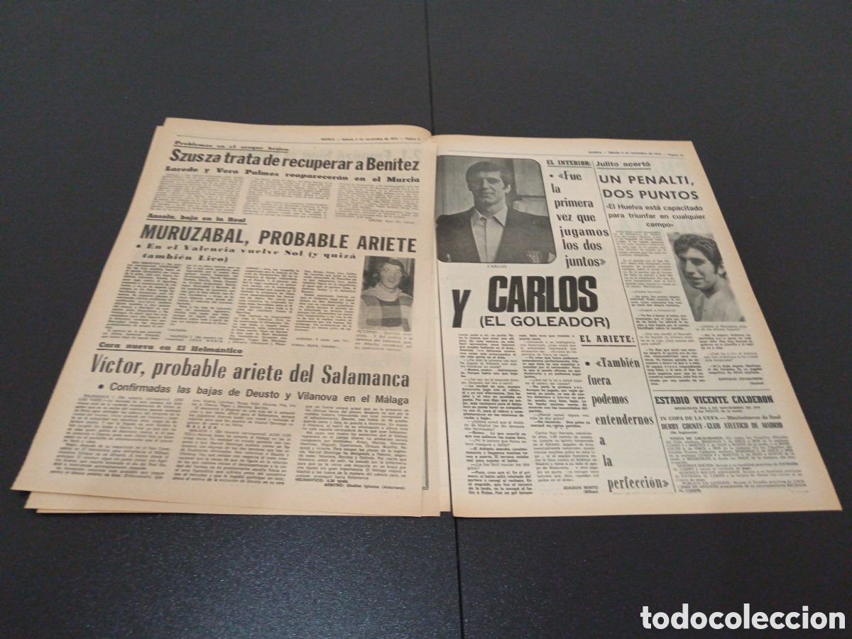 Coleccionismo deportivo: MARCA 02/11/1974 - Foto 5