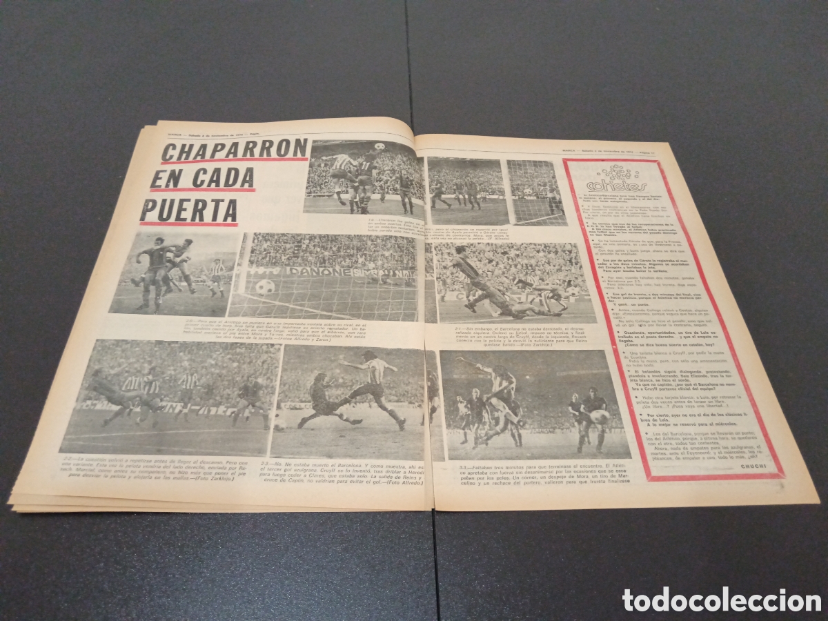 Coleccionismo deportivo: MARCA 02/11/1974 - Foto 6