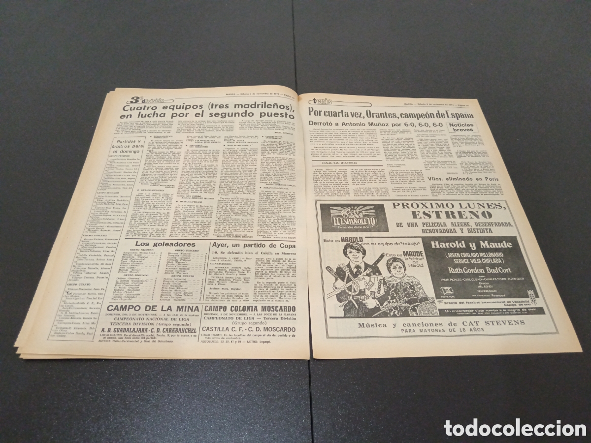 Coleccionismo deportivo: MARCA 02/11/1974 - Foto 7