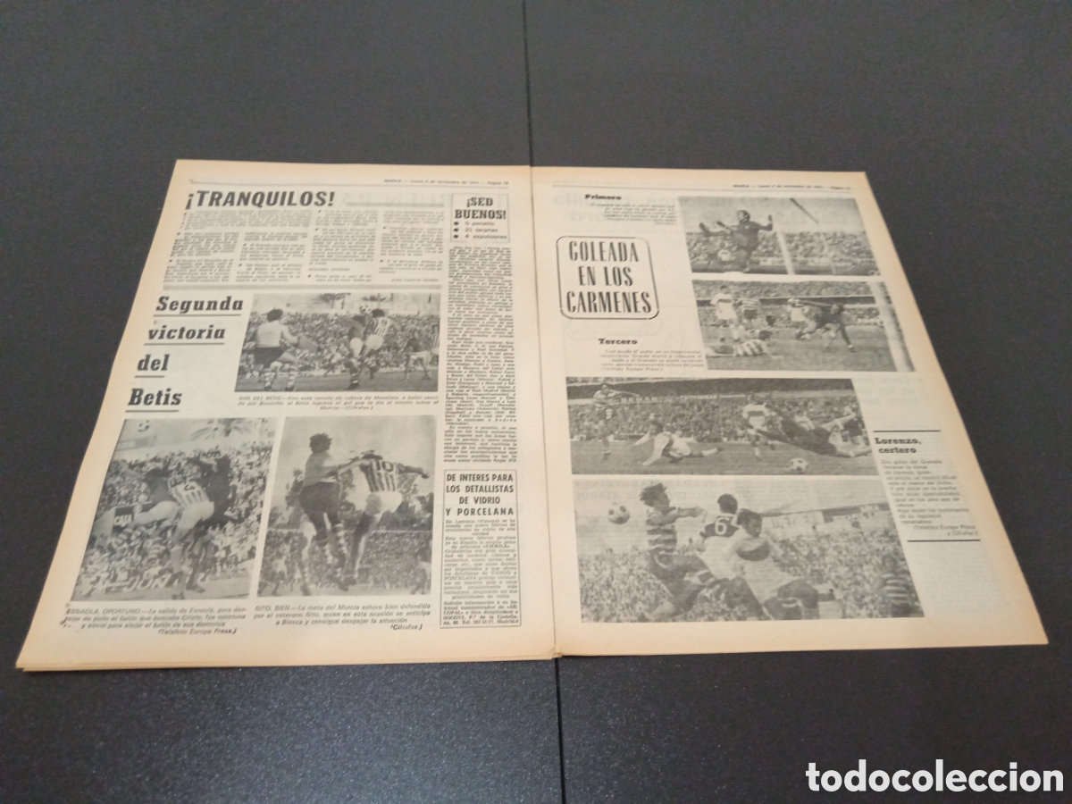 Coleccionismo deportivo: MARCA 04/11/1974 - Foto 7
