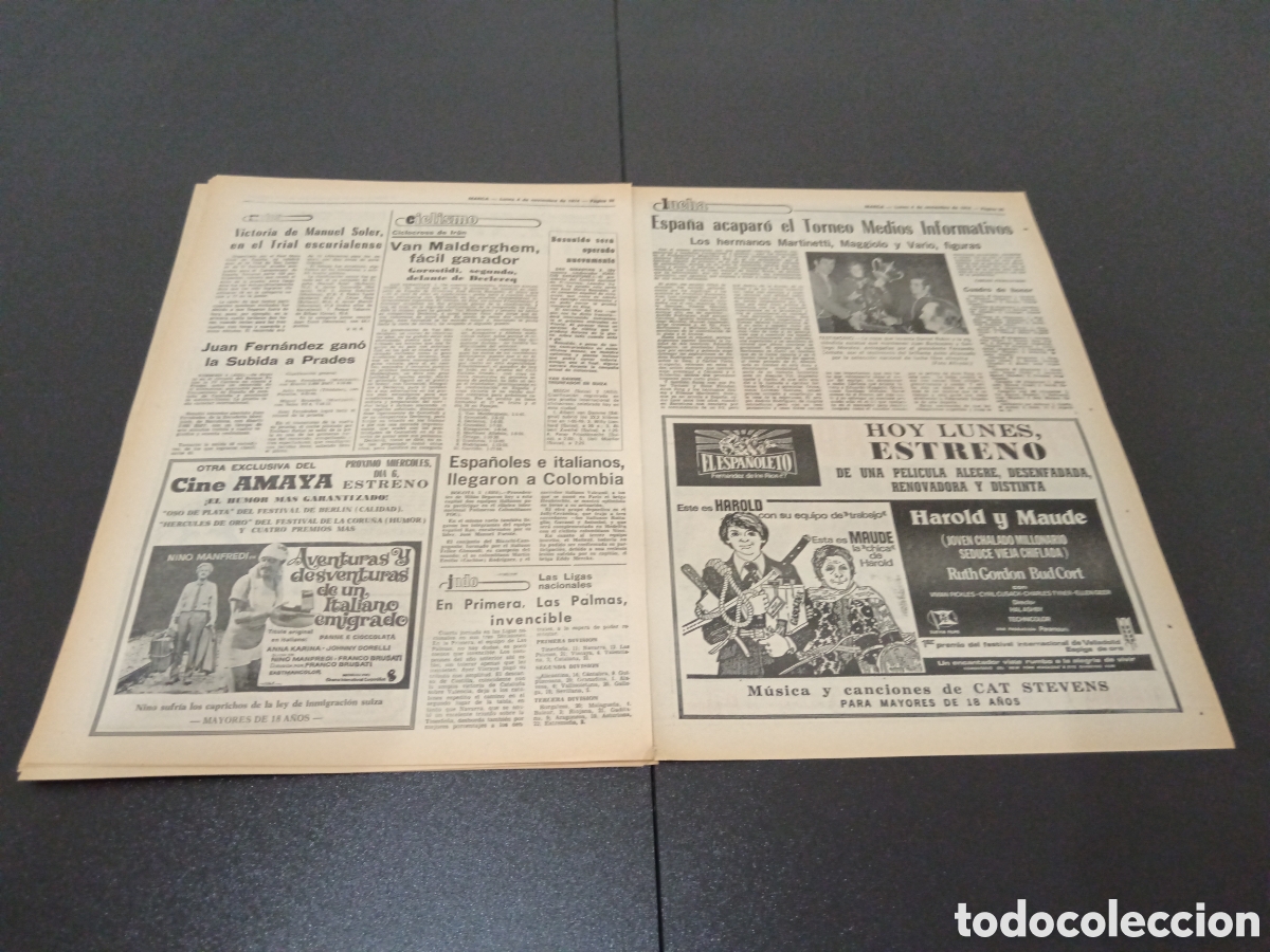 Coleccionismo deportivo: MARCA 04/11/1974 - Foto 12
