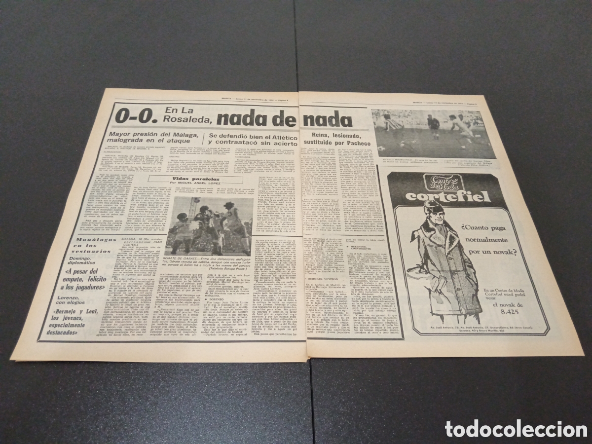 Coleccionismo deportivo: MARCA 11/11/1974 - Foto 5