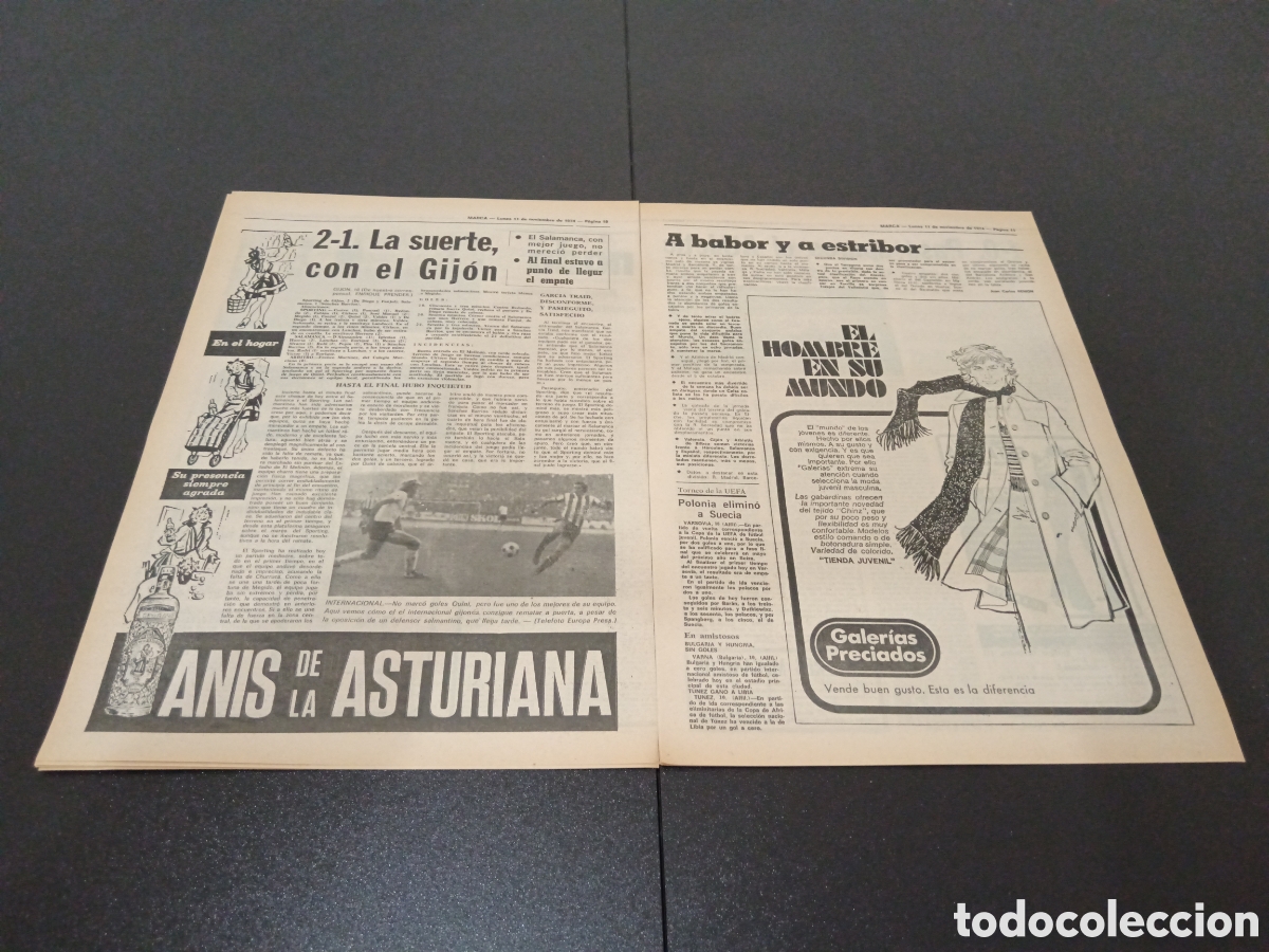 Coleccionismo deportivo: MARCA 11/11/1974 - Foto 6
