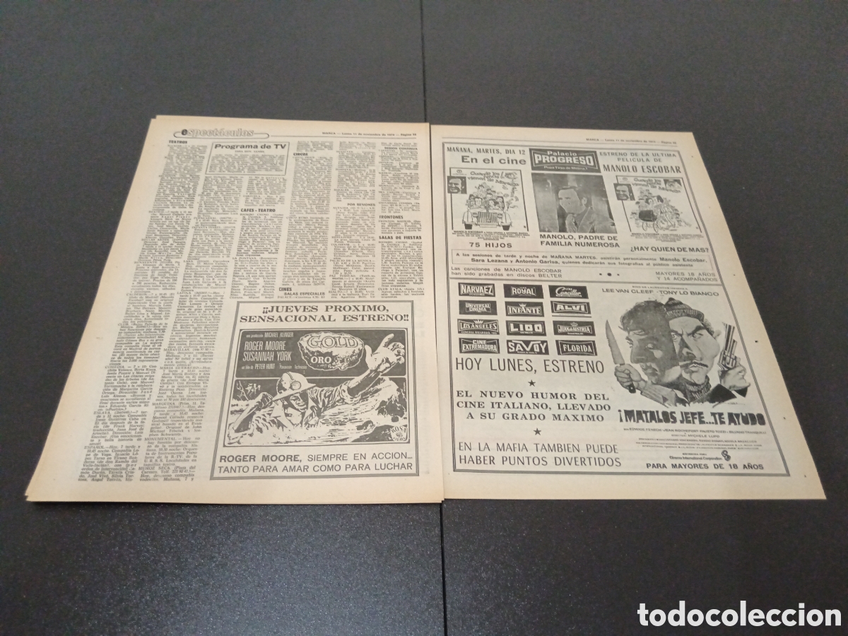 Coleccionismo deportivo: MARCA 11/11/1974 - Foto 15