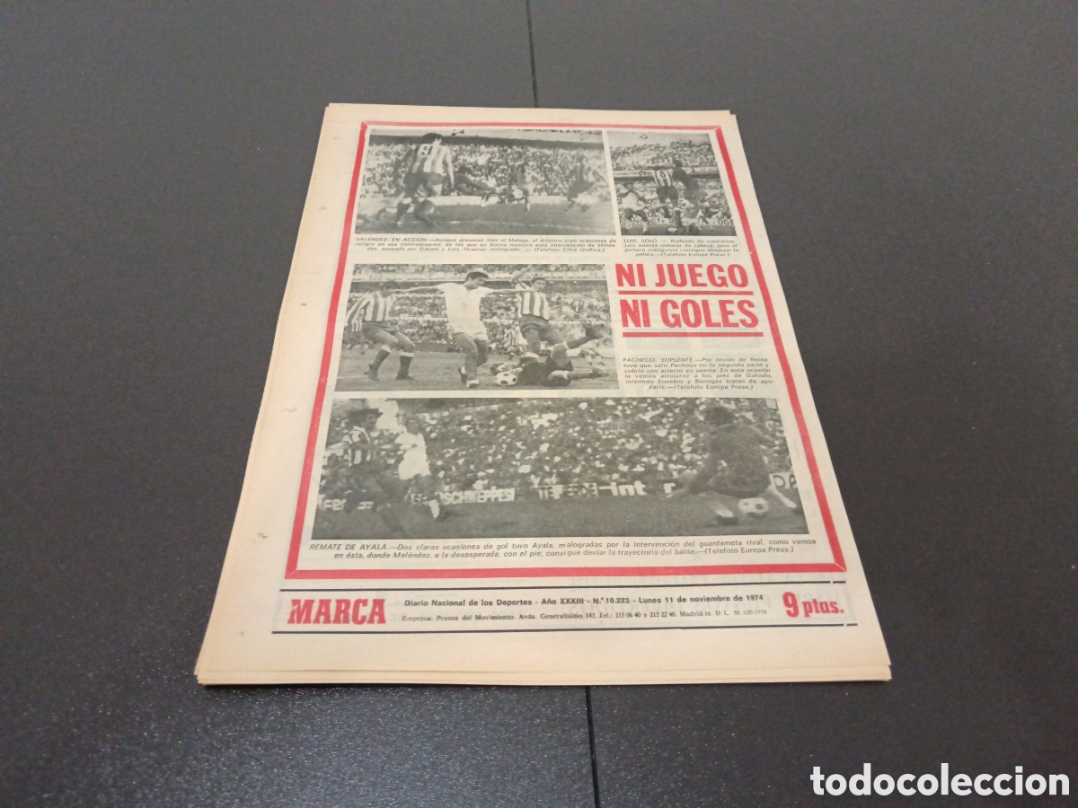Coleccionismo deportivo: MARCA 11/11/1974 - Foto 16