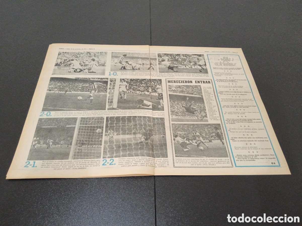 Coleccionismo deportivo: MARCA 25/11/1974 - Foto 9