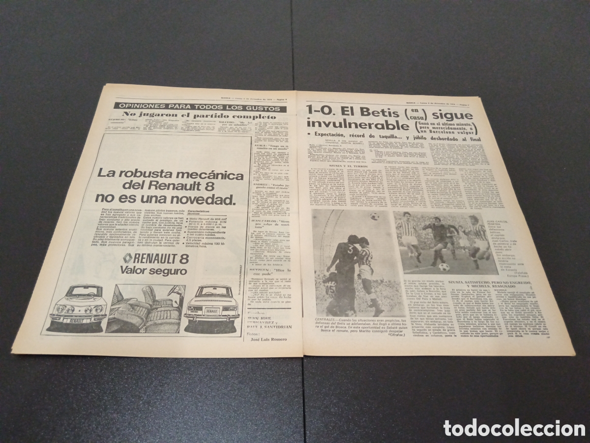 Coleccionismo deportivo: MARCA 09/12/1974 - Foto 4