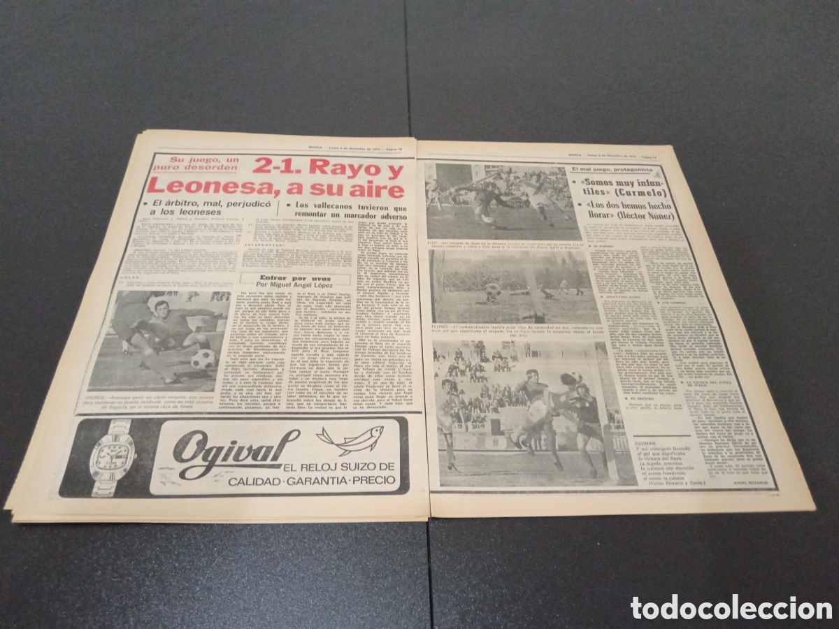 Coleccionismo deportivo: MARCA 09/12/1974 - Foto 9