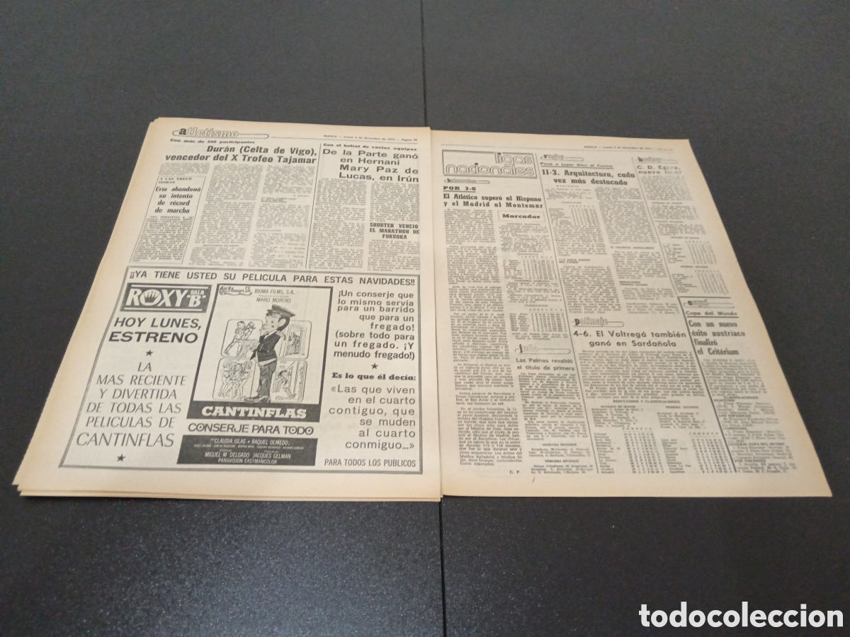 Coleccionismo deportivo: MARCA 09/12/1974 - Foto 13