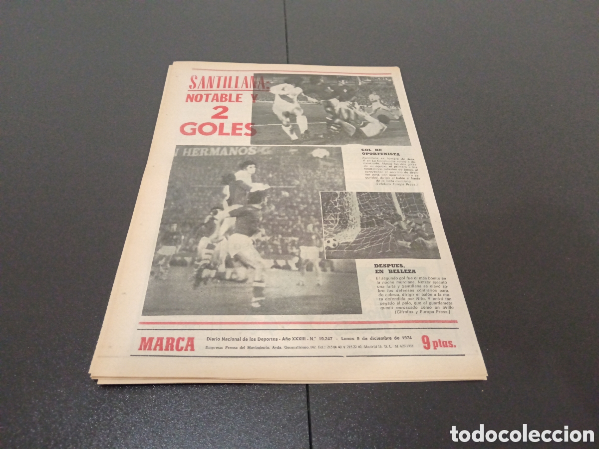 Coleccionismo deportivo: MARCA 09/12/1974 - Foto 15