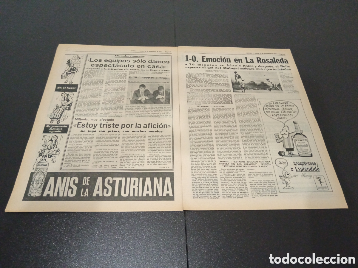 Coleccionismo deportivo: MARCA 16/12/1974 - Foto 4