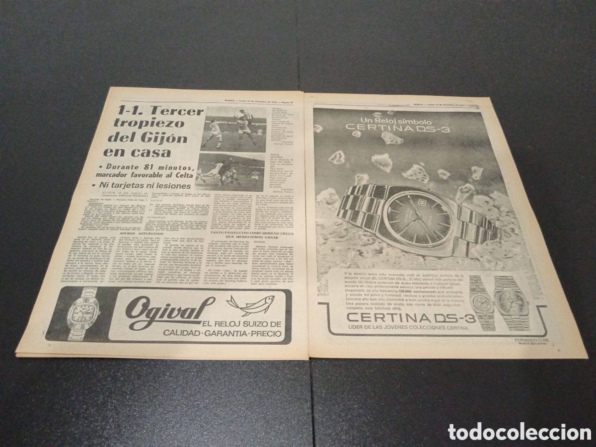 Coleccionismo deportivo: MARCA 16/12/1974 - Foto 6