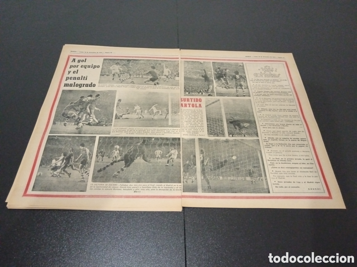Coleccionismo deportivo: MARCA 16/12/1974 - Foto 10