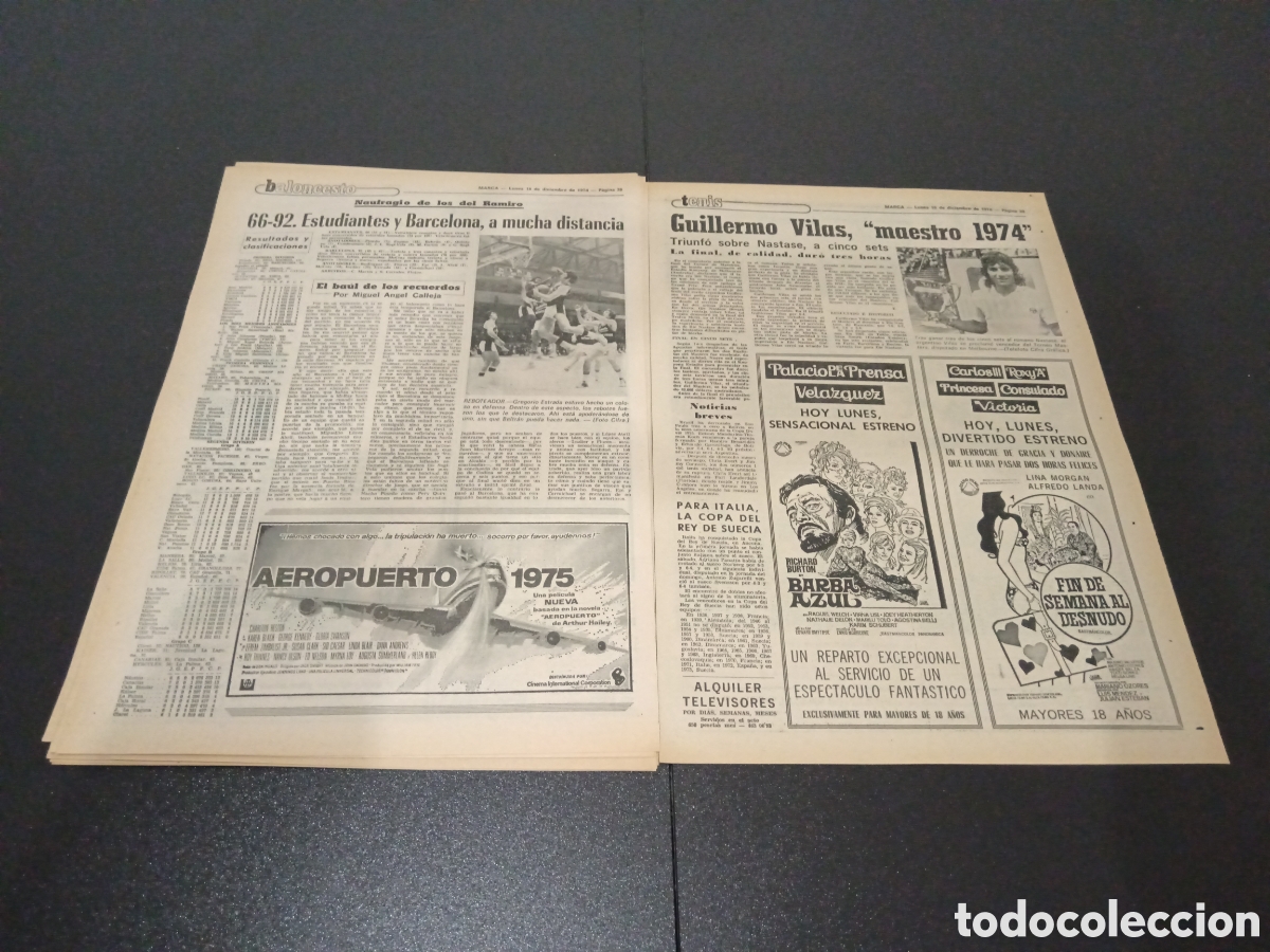 Coleccionismo deportivo: MARCA 16/12/1974 - Foto 13