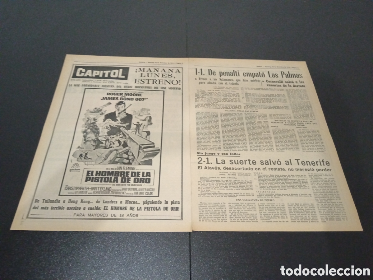 Coleccionismo deportivo: MARCA 22/12/1974 - Foto 2