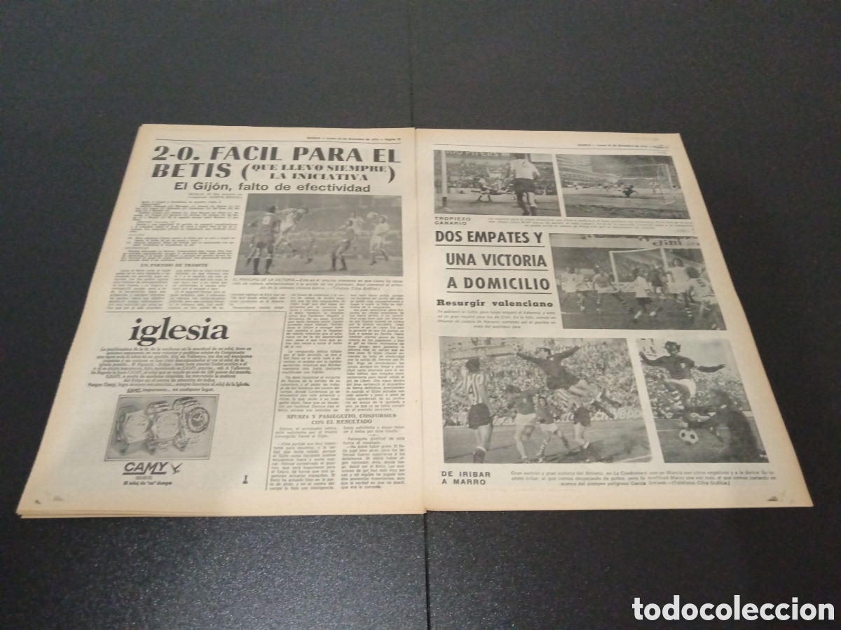 Coleccionismo deportivo: MARCA 23/12/1974 - Foto 7