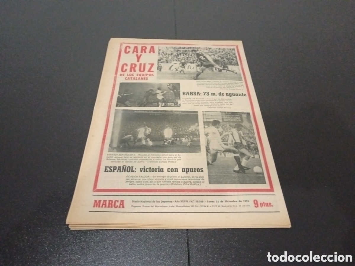 Coleccionismo deportivo: MARCA 23/12/1974 - Foto 15