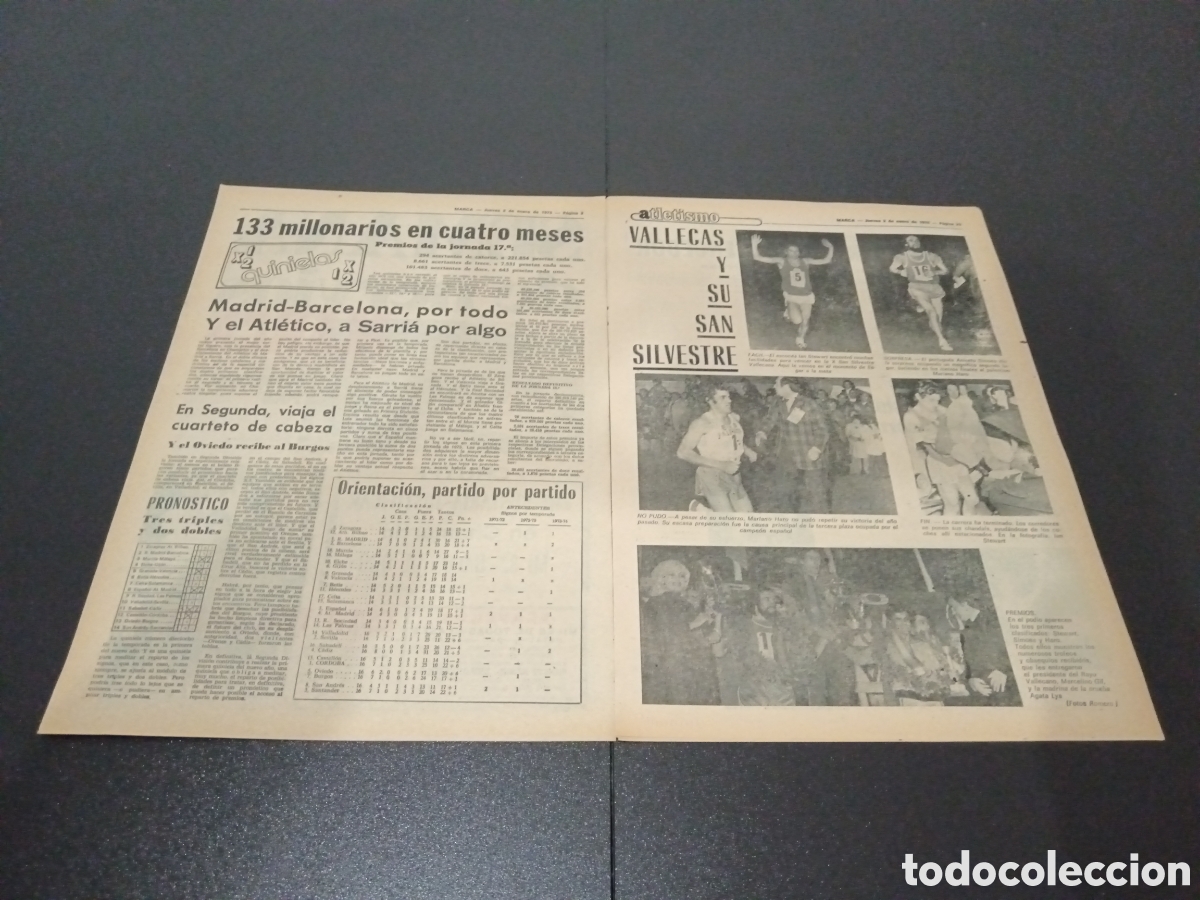 Coleccionismo deportivo: MARCA 02/01/1975 - Foto 2