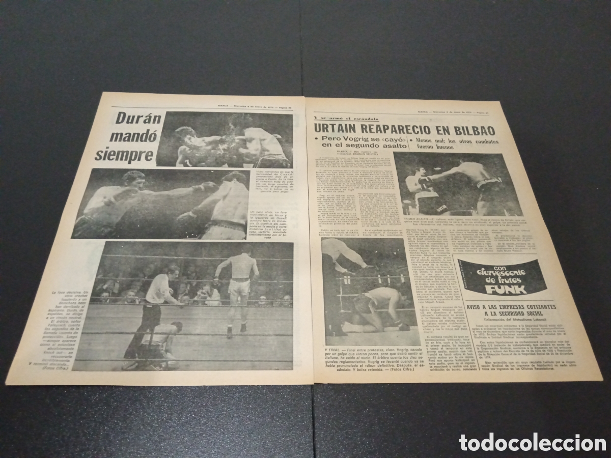 Coleccionismo deportivo: MARCA 08/01/1975 - Foto 5