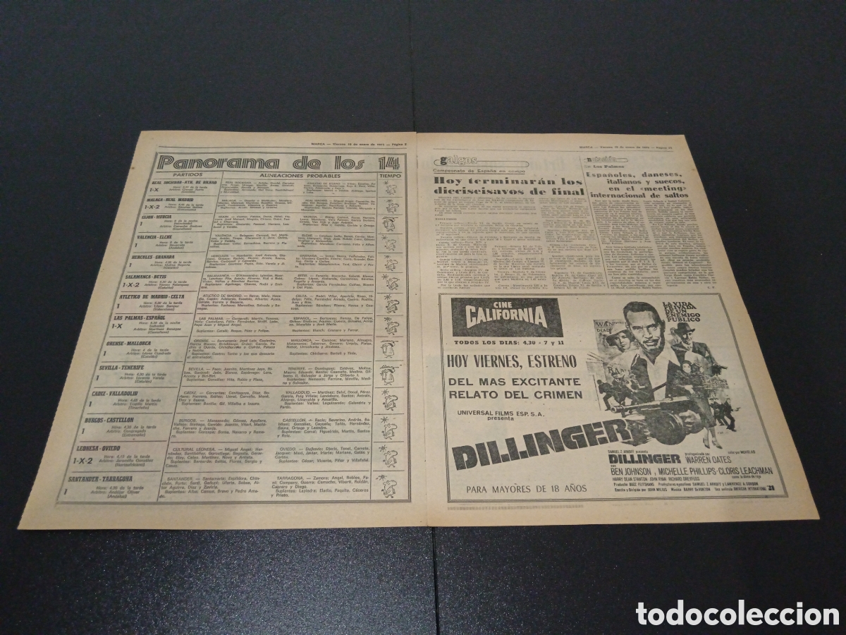 Coleccionismo deportivo: MARCA 10/01/1975 - Foto 2