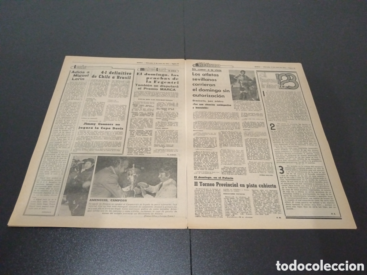 Coleccionismo deportivo: MARCA 15/01/1975 - Foto 4