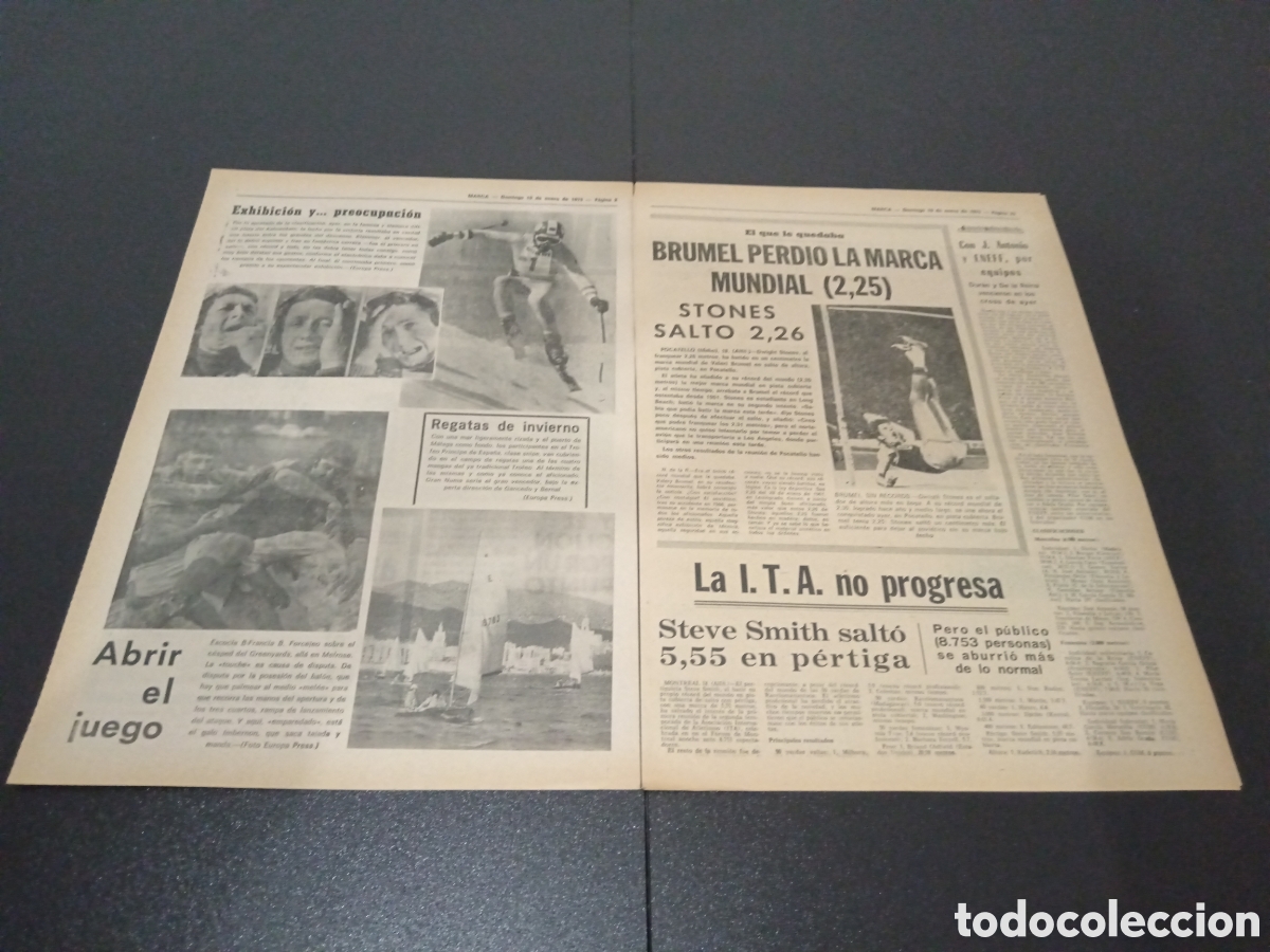 Coleccionismo deportivo: MARCA 19/01/1975 - Foto 2