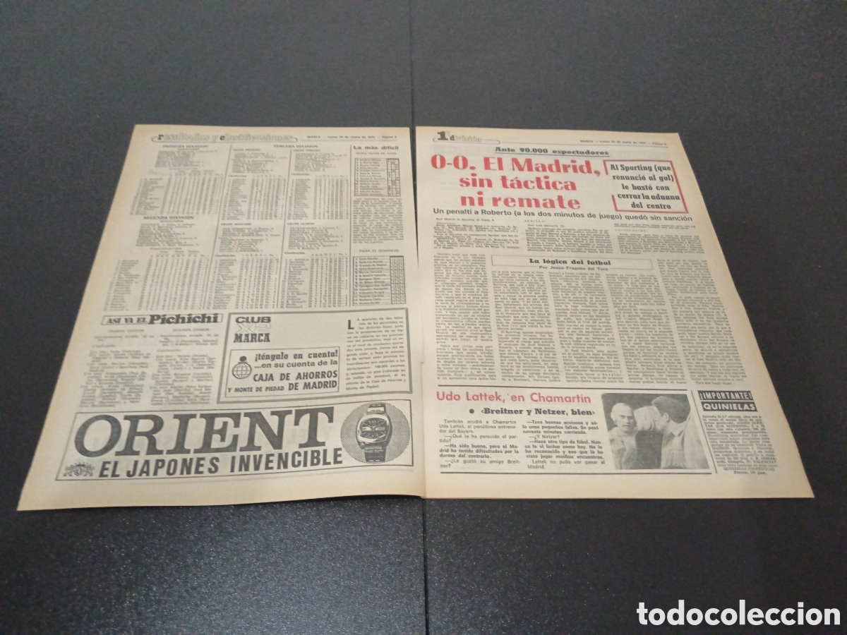 Coleccionismo deportivo: MARCA 20/01/1975 - Foto 2