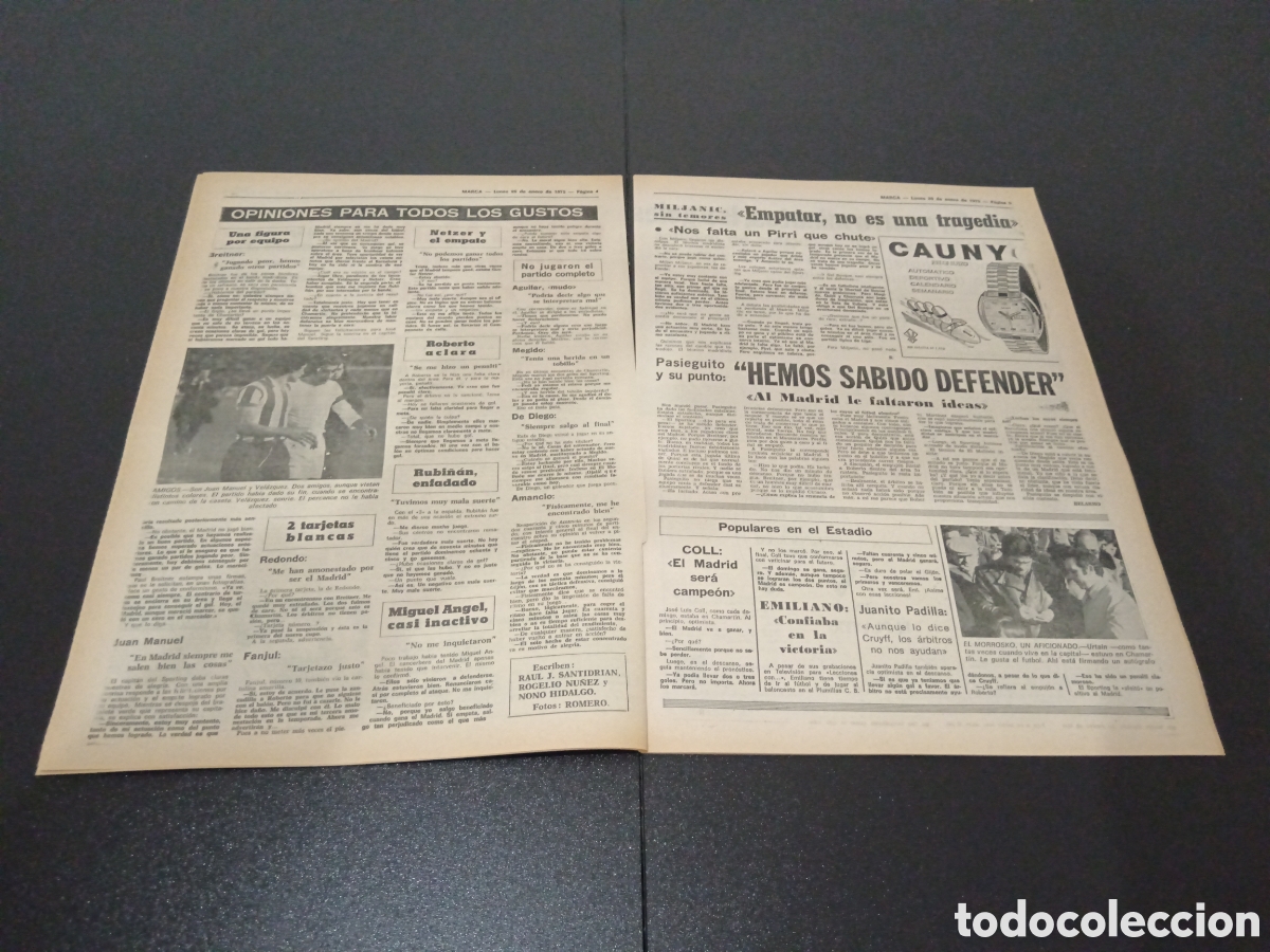 Coleccionismo deportivo: MARCA 20/01/1975 - Foto 3