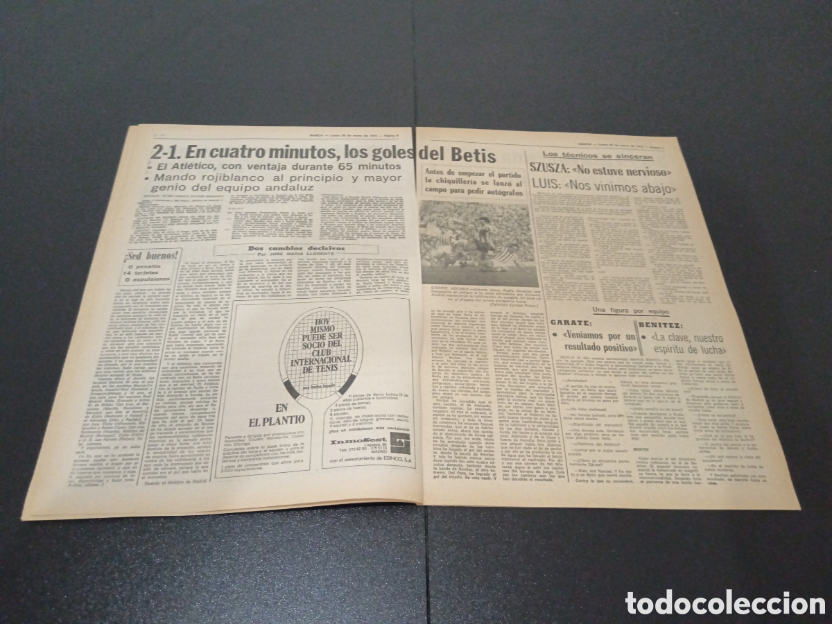 Coleccionismo deportivo: MARCA 20/01/1975 - Foto 4