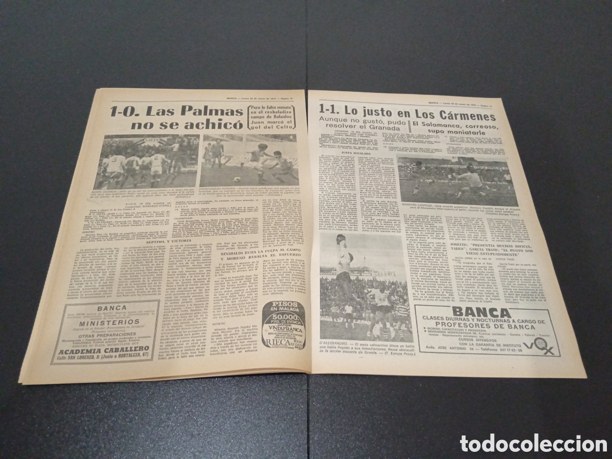 Coleccionismo deportivo: MARCA 20/01/1975 - Foto 6