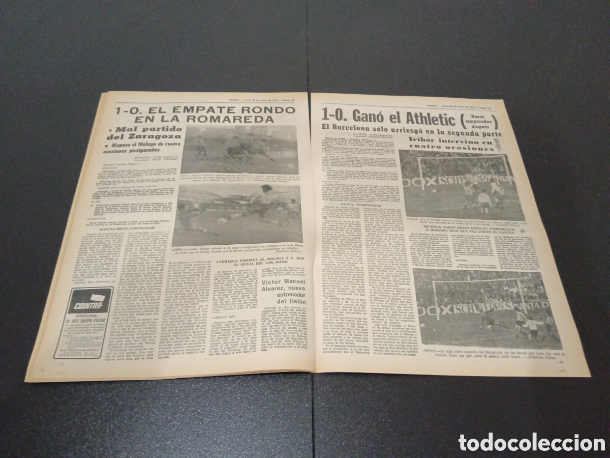 Coleccionismo deportivo: MARCA 20/01/1975 - Foto 7