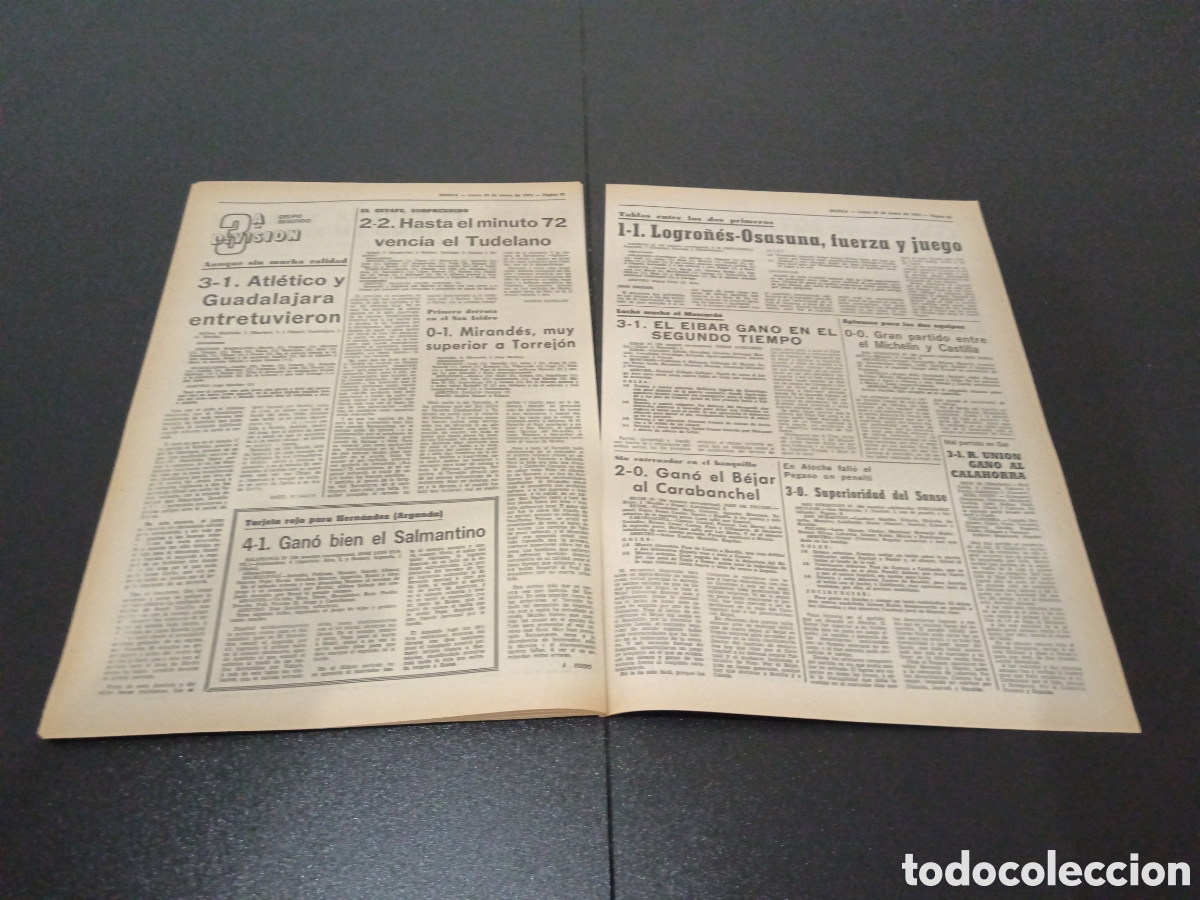 Coleccionismo deportivo: MARCA 20/01/1975 - Foto 12