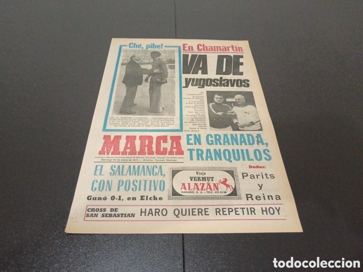 Coleccionismo deportivo: MARCA 26/01/1975 - Foto 1