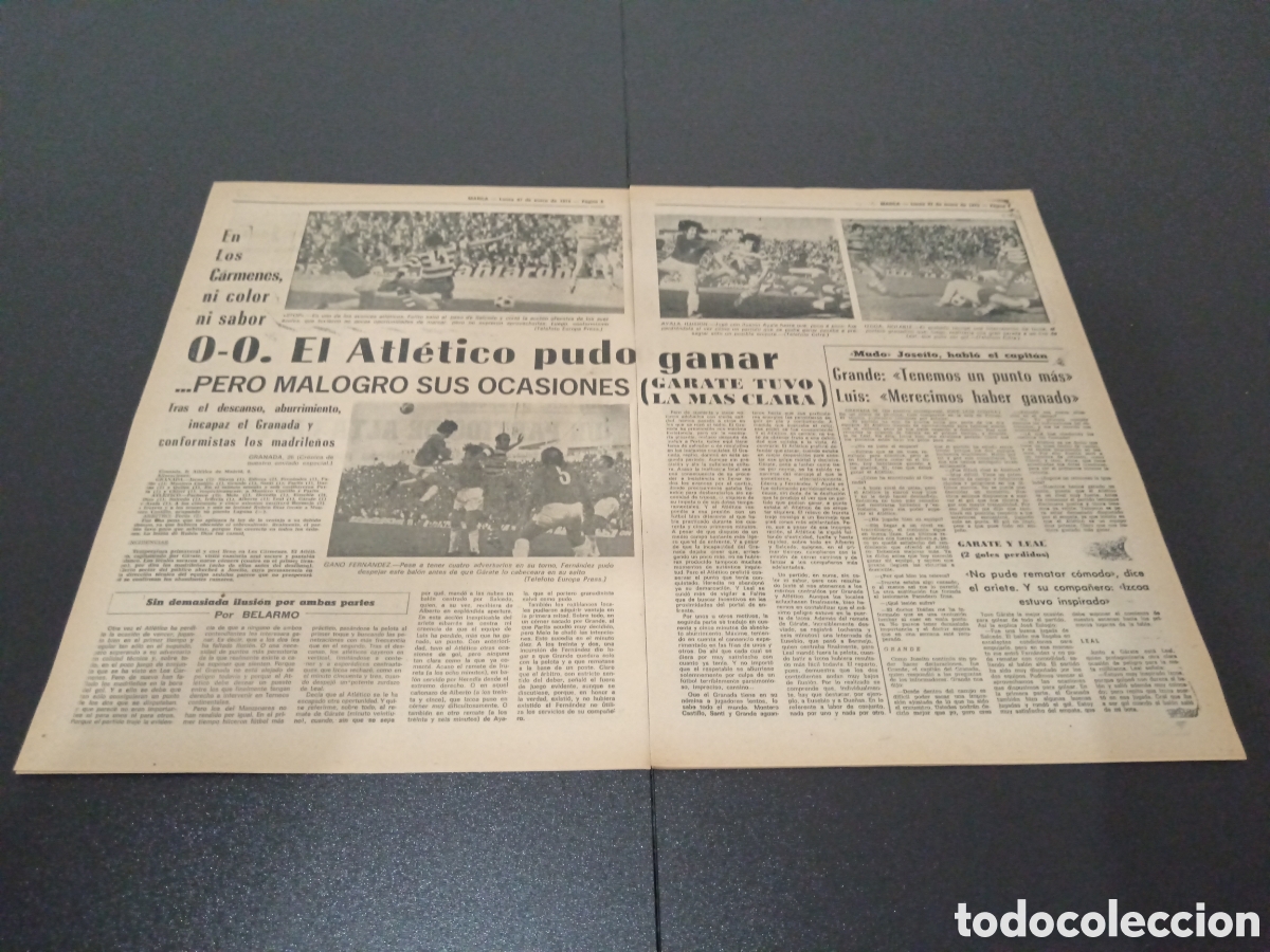 Coleccionismo deportivo: MARCA 27/01/1975 - Foto 4