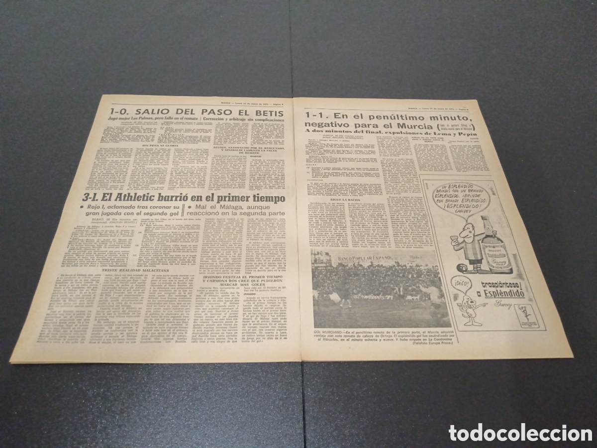Coleccionismo deportivo: MARCA 27/01/1975 - Foto 5