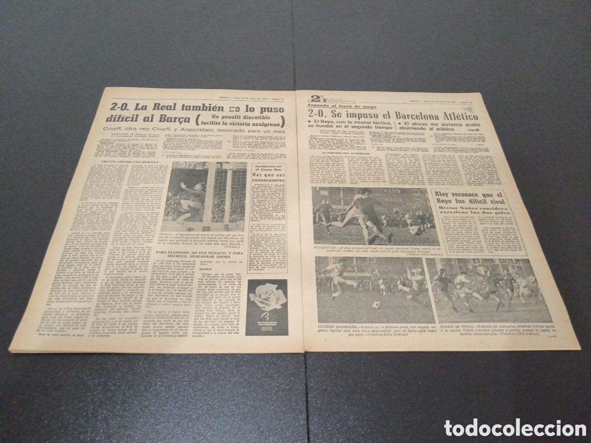 Coleccionismo deportivo: MARCA 27/01/1975 - Foto 7