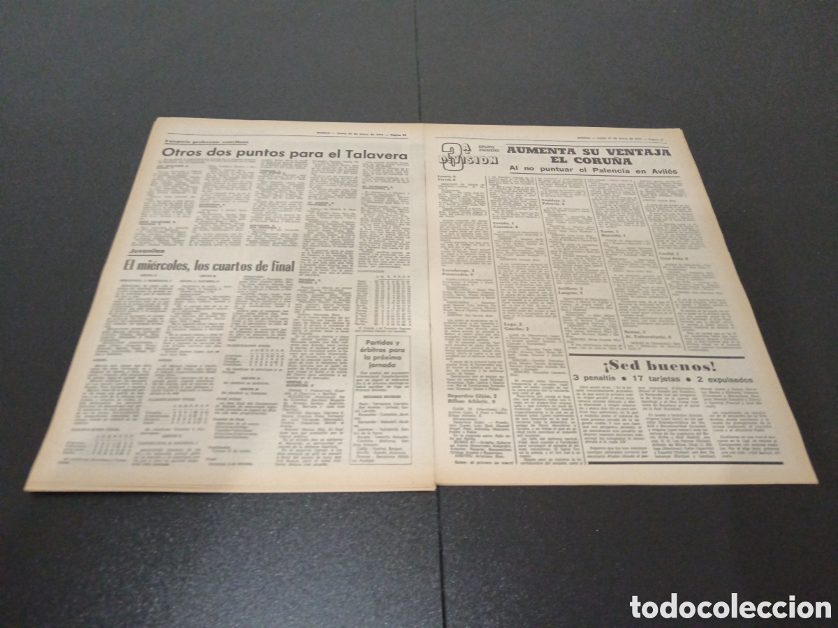 Coleccionismo deportivo: MARCA 27/01/1975 - Foto 11