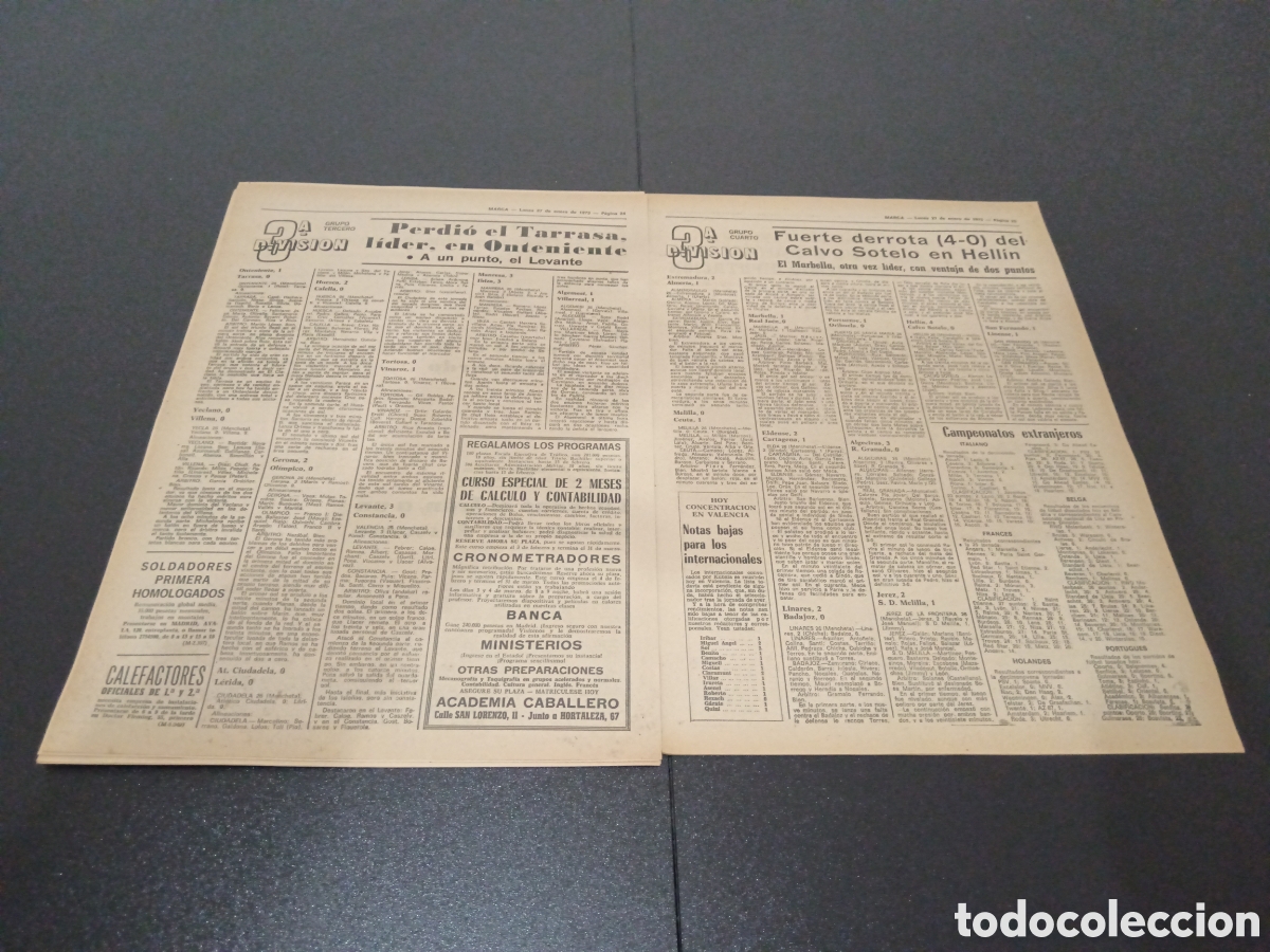 Coleccionismo deportivo: MARCA 27/01/1975 - Foto 13