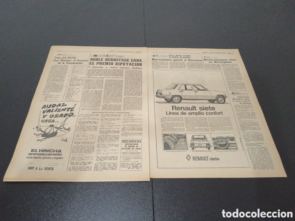Coleccionismo deportivo: MARCA 27/01/1975 - Foto 14
