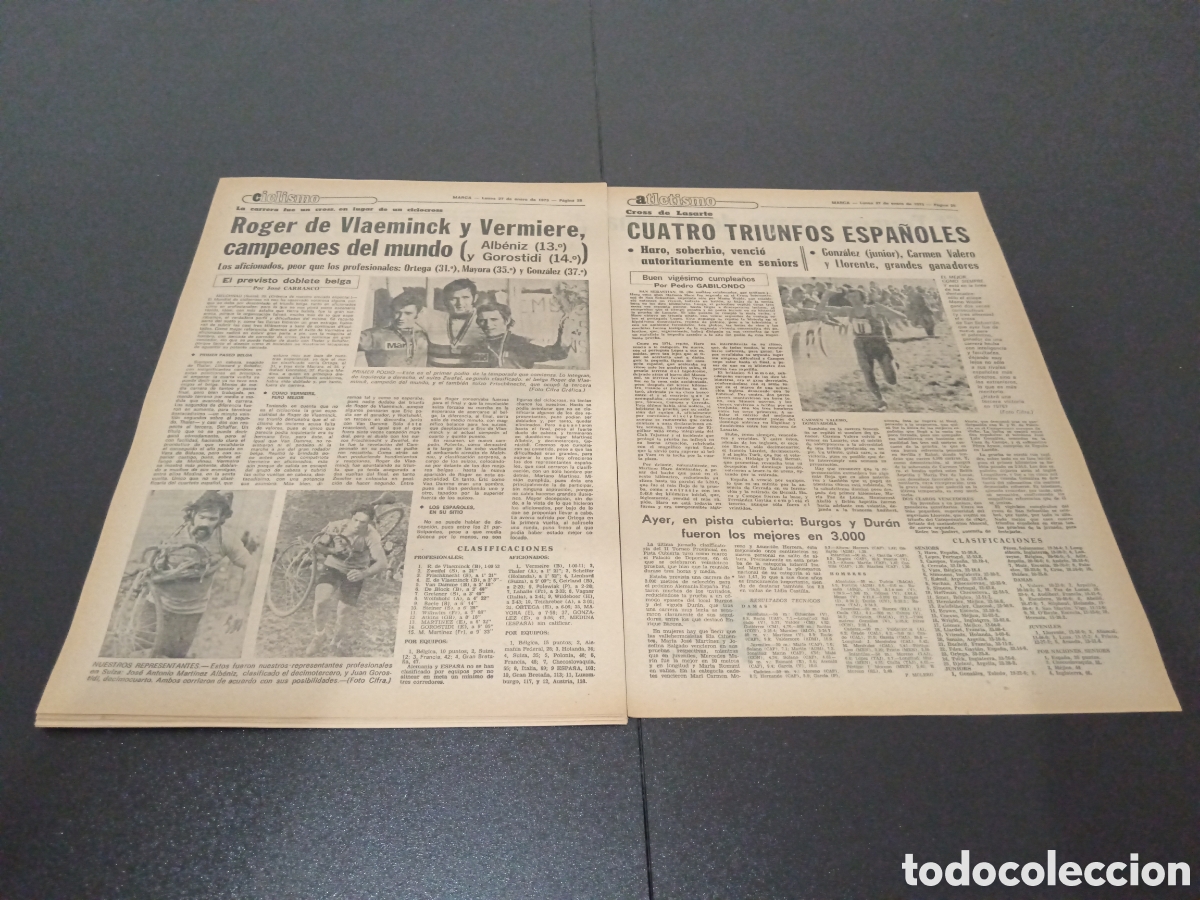 Coleccionismo deportivo: MARCA 27/01/1975 - Foto 15