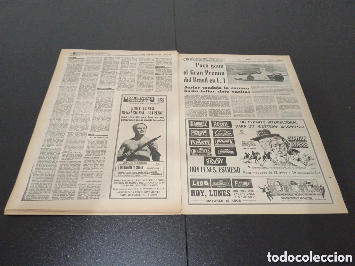 Coleccionismo deportivo: MARCA 27/01/1975 - Foto 18