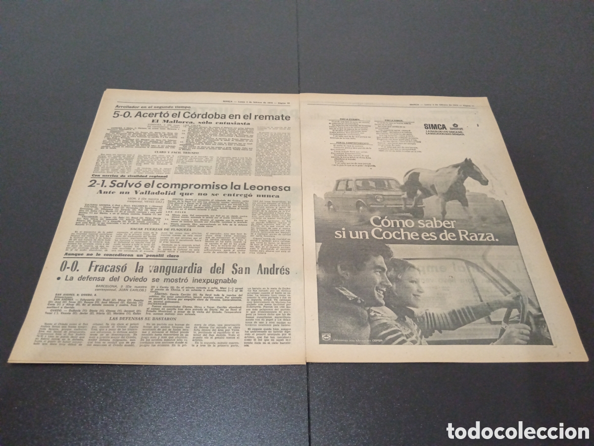 Coleccionismo deportivo: 03/02/1975 - Foto 4