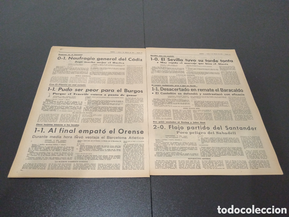 Coleccionismo deportivo: 03/02/1975 - Foto 5