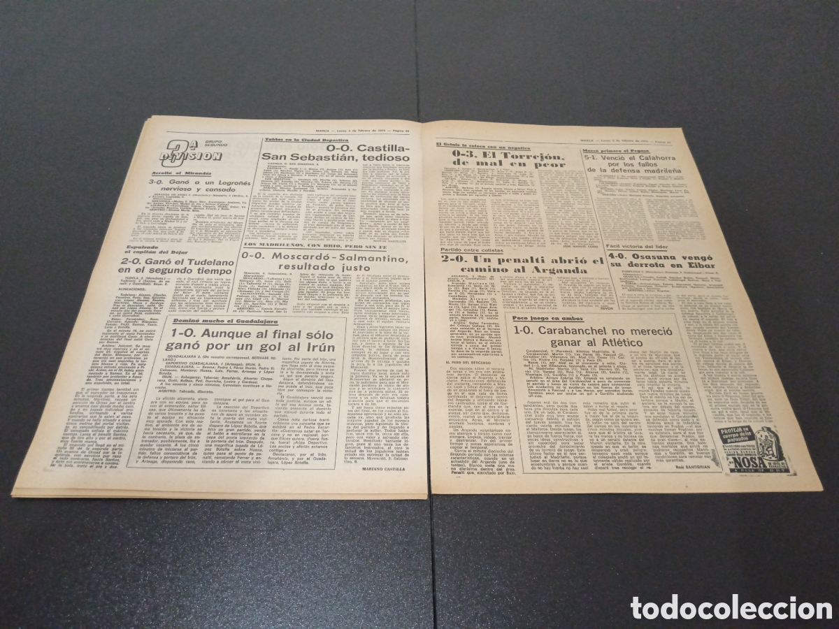 Coleccionismo deportivo: 03/02/1975 - Foto 8
