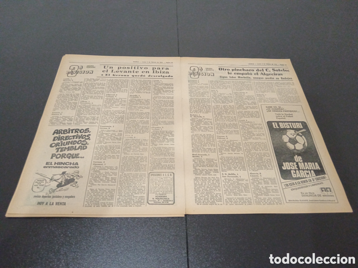 Coleccionismo deportivo: 03/02/1975 - Foto 9
