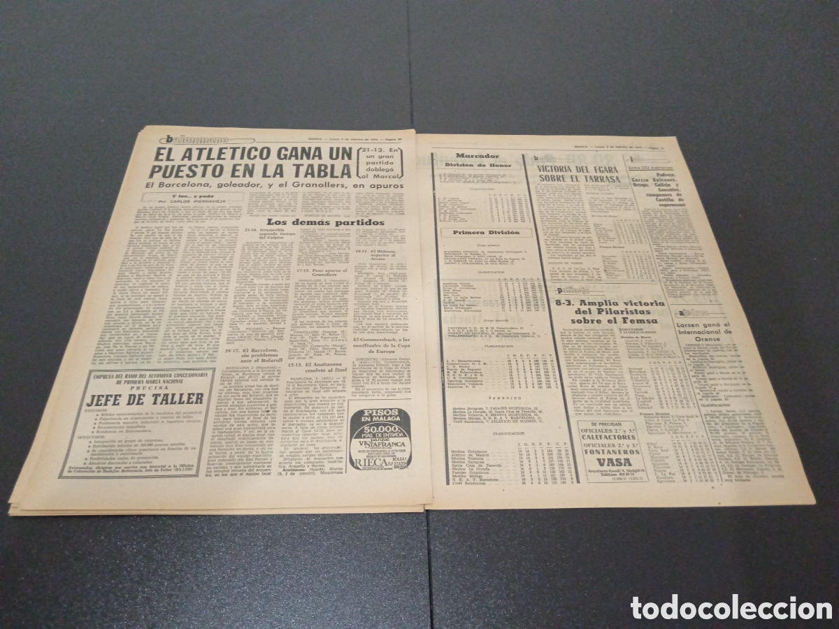 Coleccionismo deportivo: 03/02/1975 - Foto 11