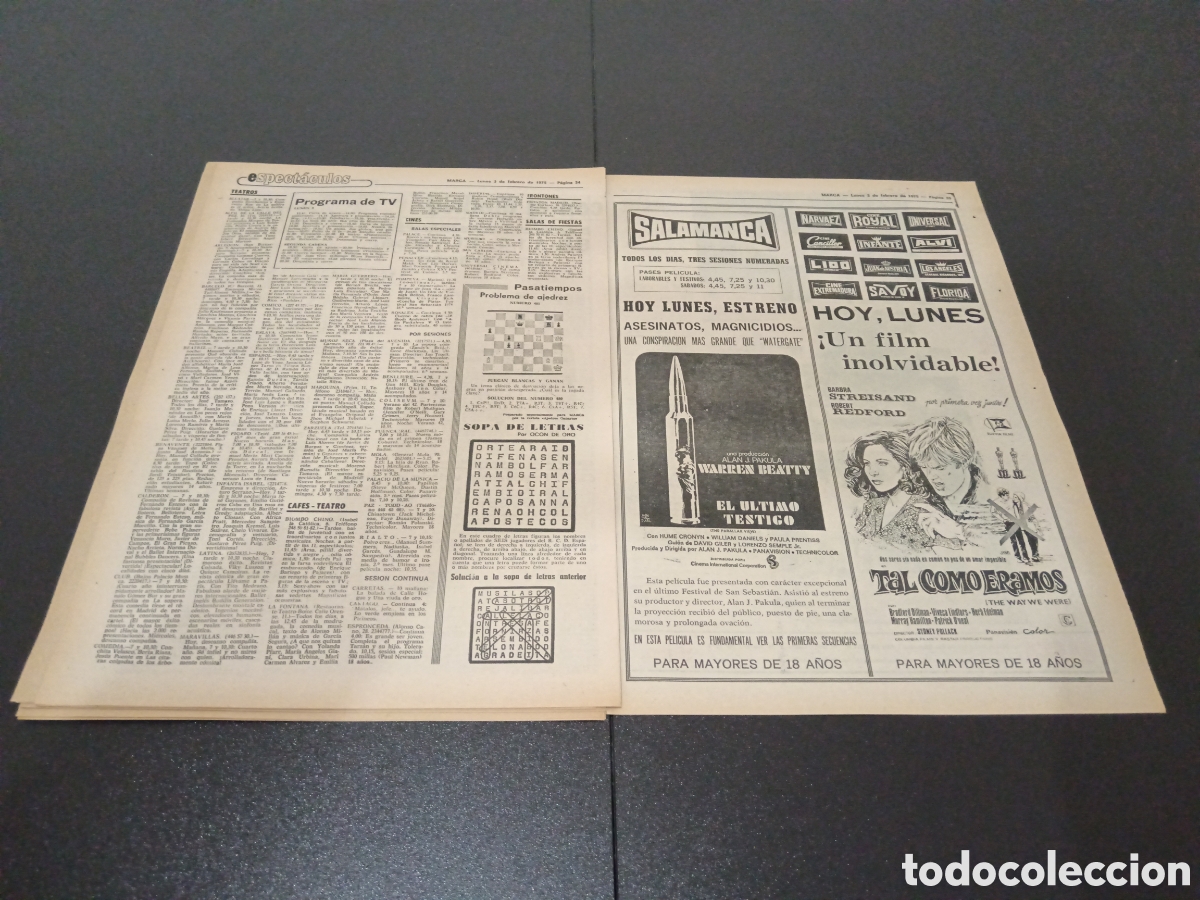 Coleccionismo deportivo: 03/02/1975 - Foto 13