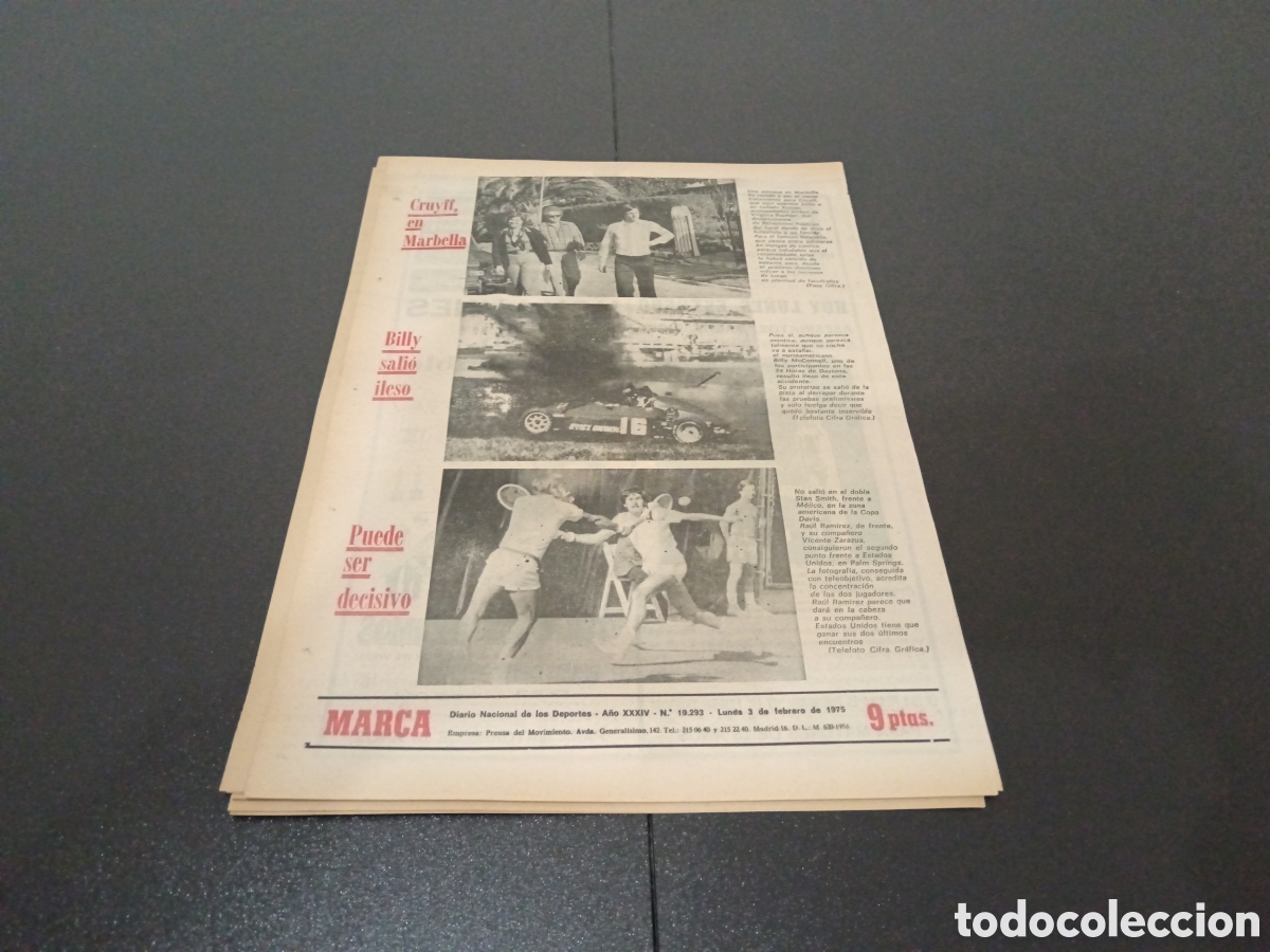 Coleccionismo deportivo: 03/02/1975 - Foto 14